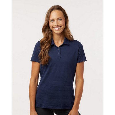 Adidas Women's Textured Stripe Polo - A707