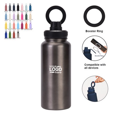 1L Insulated Bottle with Magnetic Phone Holder