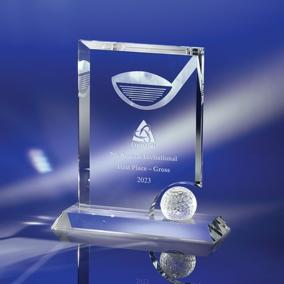 Memorable Golf Shot Crystal Award