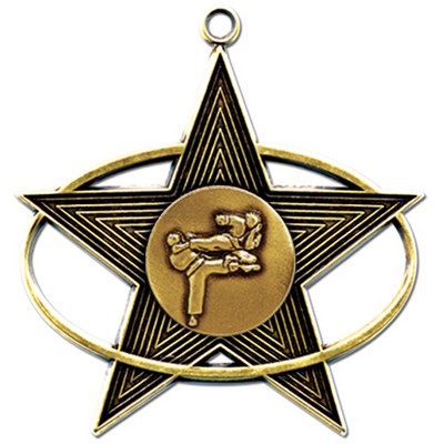 Stock All-Star 3' Medal- Karate
