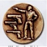 Newport Mint Medal - 2 1/2" (Shooting Pistols)