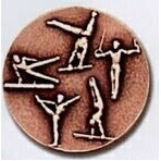 Stock Newport Mint Medal - 1 1/2" (Gymnastics Male)