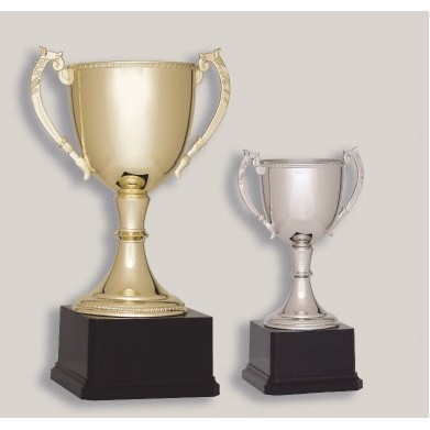 6.75" Die Cast Zinc Cup w/Plastic Weighted Base