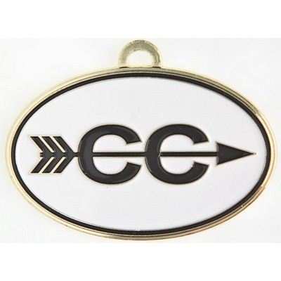 Medals,"CC" - Small Oval 2-1/2" x 1-7/8"