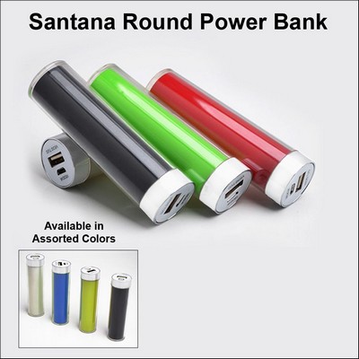 Santana Power Bank - Round - 2800 mAh No Extra Tariff