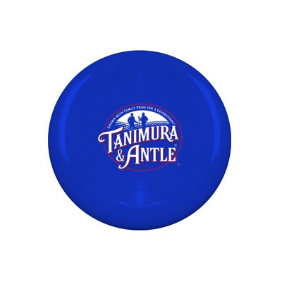 10" Hard Style Plastic Disc PMS2736 Blue- Full Color Logo Flying Discs