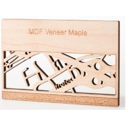 Hardwood Sign (Up to 8 Square Inch)