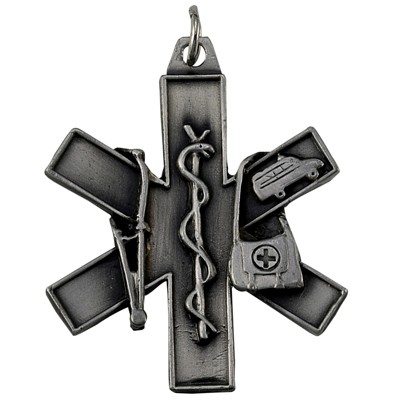 E.M.T. Pewter Key Chain