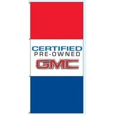Double Faced Interceptor® Drape Flags- (Certified Pre-Owned GMC®)