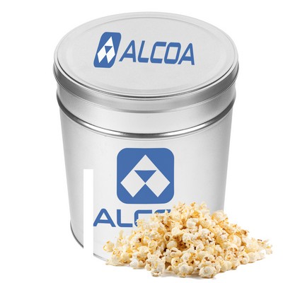 3 1/2 Gallon Popcorn Tin/Butter Popcorn