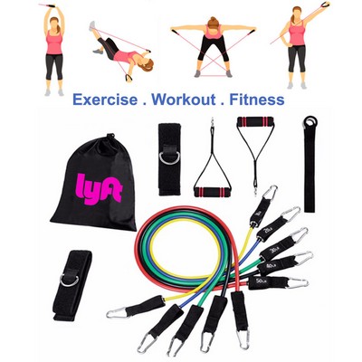 Promotek iBank® Exercise Fitness Resistance Bands Set