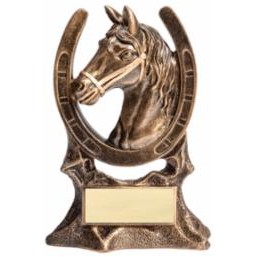Horse Shoe Trophy - 7"