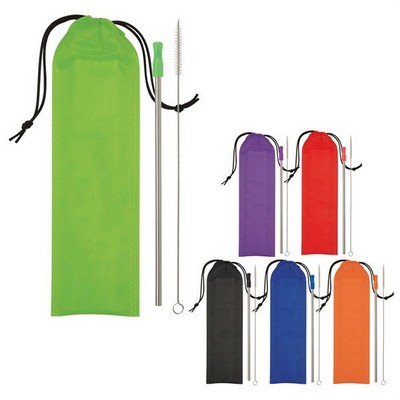 Stainless Steel Straw Set
