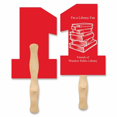 Lightweight No. 1 Shape Hand Fan