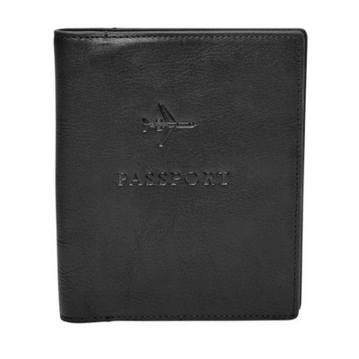 Fossil Leather RFID Passport Case