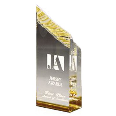 Glacier Tower, Gold, Small (2-3/4"x6"x1-1/2")