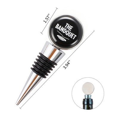 Custom Metal Bottle Stopper Larger Size