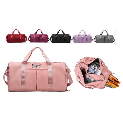 Waterproof Sports Gym Bag with Shoe Compartment