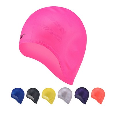 Waterproof Silicone Swimming Cap with Ear Protection