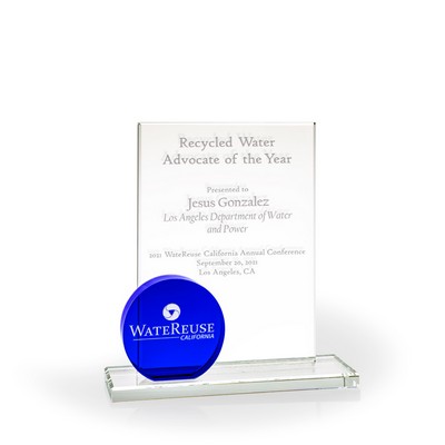 Verve Blue Circle Glass Award