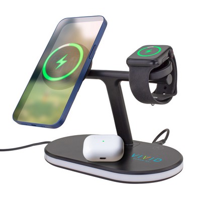3-in-1 Magnetic Wireless Charger
