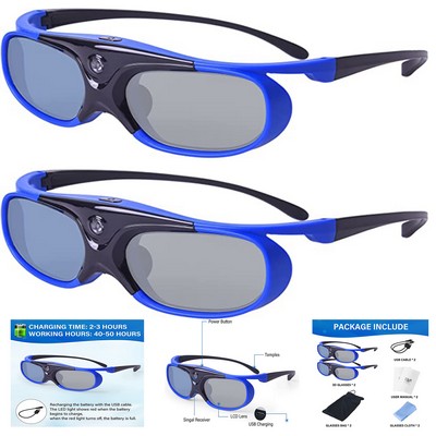 Active Shutter 3D Glasses