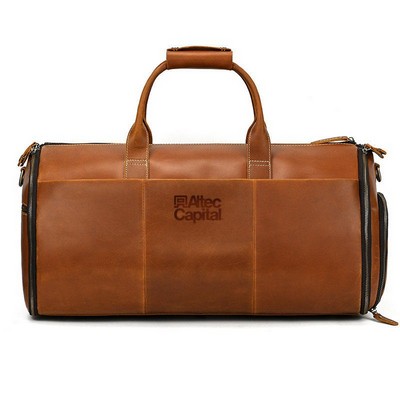 Babylon Leather Garment Duffel