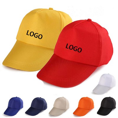 Baseball Cap Adjustable Size Plain For People Blank Sport