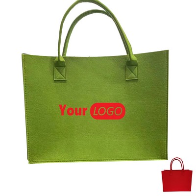 Custom Felt Tote Bag 7.9"L x 3.5"W x 5.9"H
