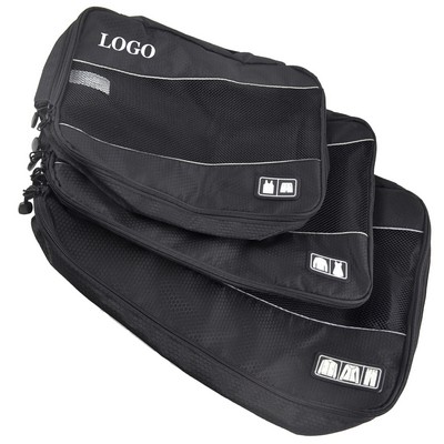 3 Set Packing Travel Large Suitcase Luggage Organizer Bags
