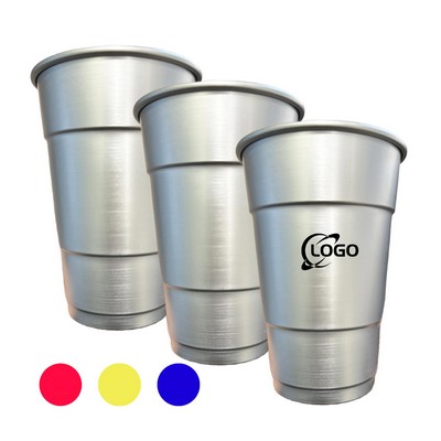 16oz Aluminum Gradient Beer Cup