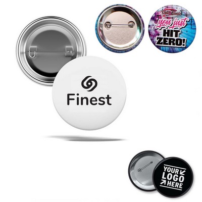 1 - 1/4 Diam Round Button W/Pin