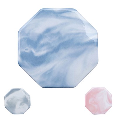 Colorful Octagonal Ceramic Insulated Coaster