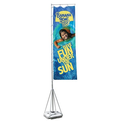 Replacement 17' Rectangle Wind Flag - Single Sided