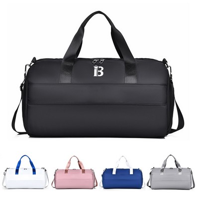 Oxford wet and dry separation exercise gym duffel bag