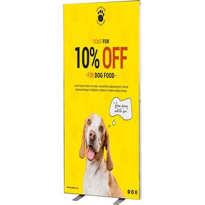 3.3' x 6.6" SEG Lighted Display Wall w/Frame