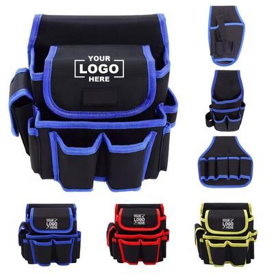 Multifunction Tool Tote: Waist Belt Bag Organizer, Portable Pouch for Garden Storage and Carry.