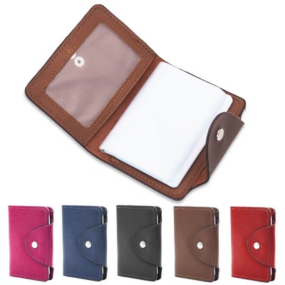 Multicompartment Leather Cardholder
