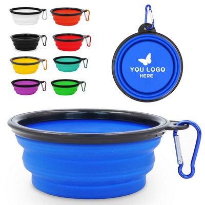 Collapsible Pet Bowl W/Carabiner
