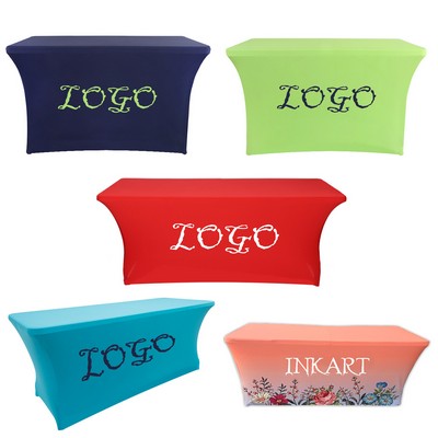 8' Flame Retardant Stretch Table Cover
