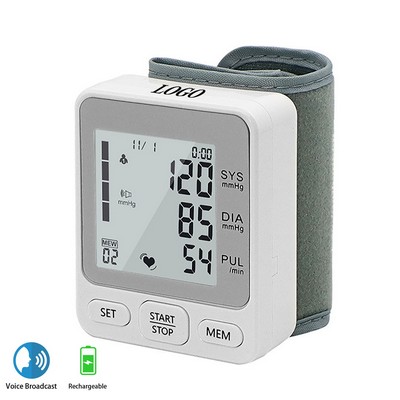 White Blood Pressure Monitor