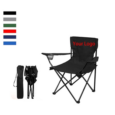 Outdoor Folding Camp Chair with Carrying Strap