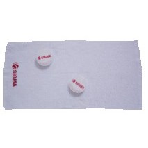 2D ball shape Compressed towel with embroidery logo