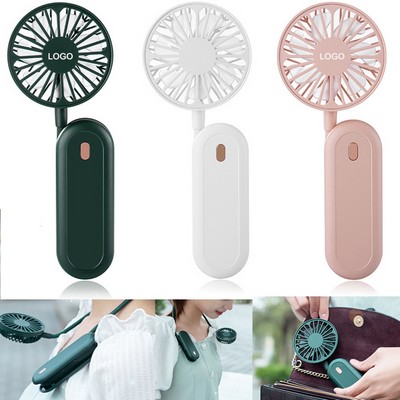 Handheld Halterneck Fan