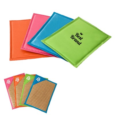 Rattan and Sponge Dual-Sided Pet Mat