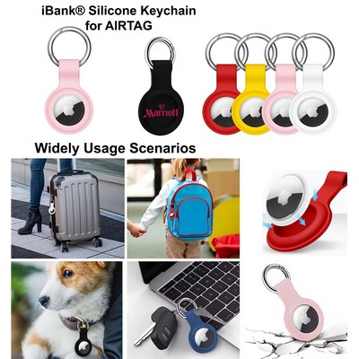 Promotek iBank® Silicone Keychain compatible with AIRTAG