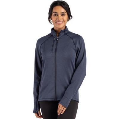 Cutter & Buck Peshastin Fleece Recycled Womens Full Zip Jacket