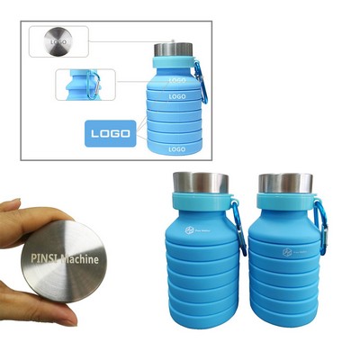 Collapsible Sport Silicone Bottle with FDA-Level Material and Flip Beak