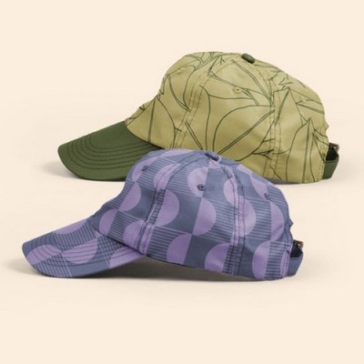 6-Panel Hat - Curved Brim - Unstructured - Poly Twill 4cp