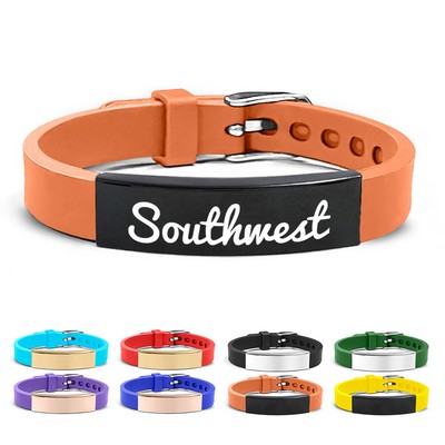Stainless Steel Silicone Bracelet